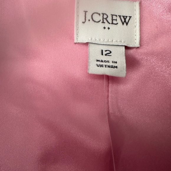 J CREW Factory Wool-blend lady day coat PINK size 12 - Picture 4 of 11